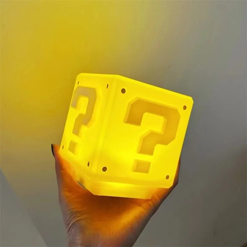 Lámpara Nocturna Super Mario – Cubo Luminoso Decorativo