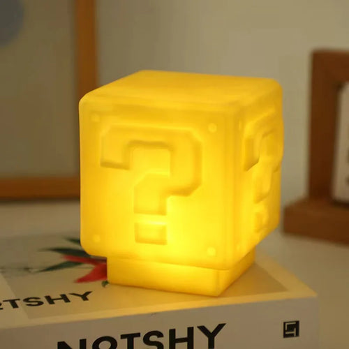 Lámpara Nocturna Super Mario – Cubo Luminoso Decorativo