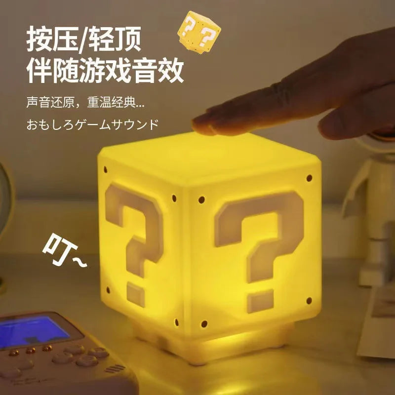 Lámpara Nocturna Super Mario – Cubo Luminoso Decorativo